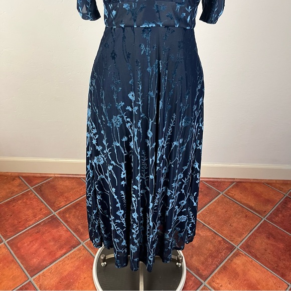 Anthropologie Navy Blue Maxi Dress - Picture 5 of 8